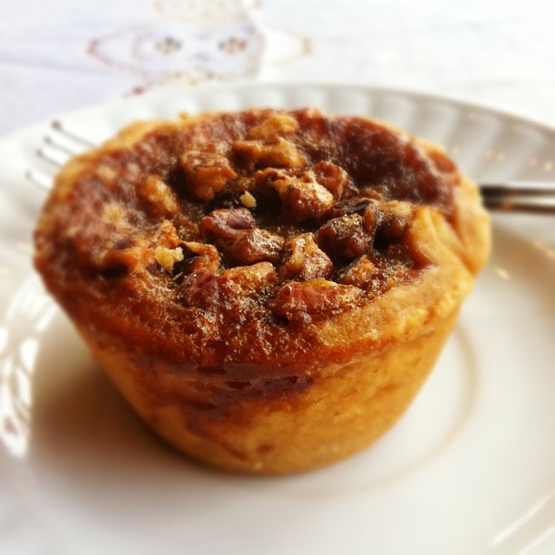 Butter Tart mit Pekannüssen