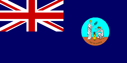 Britische Kolonialflagge von St. Vincent